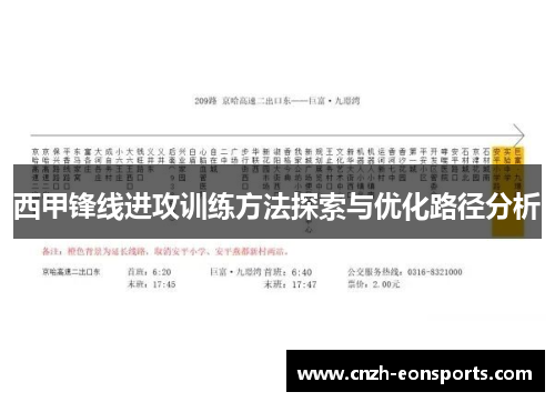 西甲锋线进攻训练方法探索与优化路径分析 西甲锋线进攻训练方法探索与优化路径分析